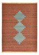 Moderne kilim Tapijt 158x116cm - Wollen tapijt