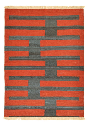 Kelim tapijt - Trendy - 144 x 107 cm - veelkleurig