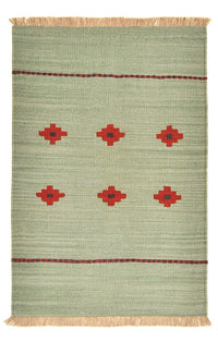 Kelim tapijt - Trendy - 119 x 80 cm - veelkleurig