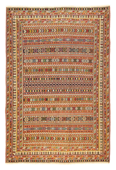 Afshar Sirjan Tapijt 194x287cm - Perzisch tapijt