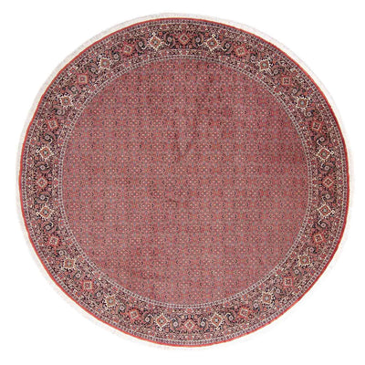 Perzisch tapijt - Bijar rond  - 305 x 305 cm - licht rood