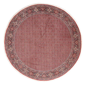 Perzisch tapijt - Bijar rond  - 305 x 305 cm - licht rood
