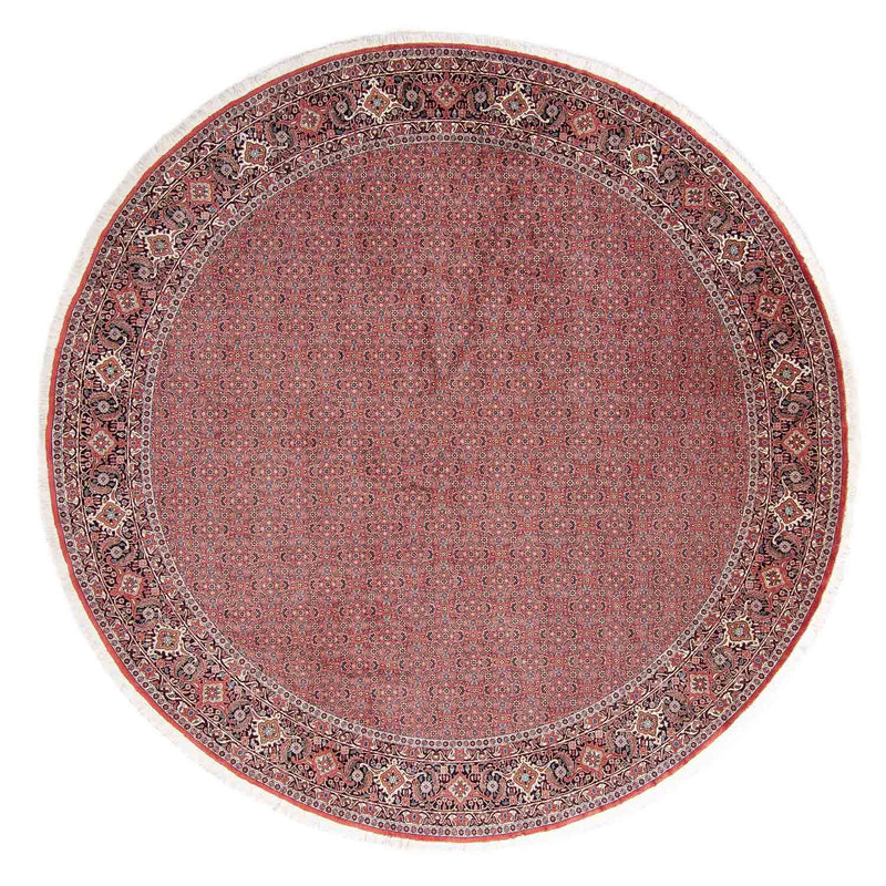 Perzisch tapijt - Bijar rond  - 305 x 305 cm - licht rood