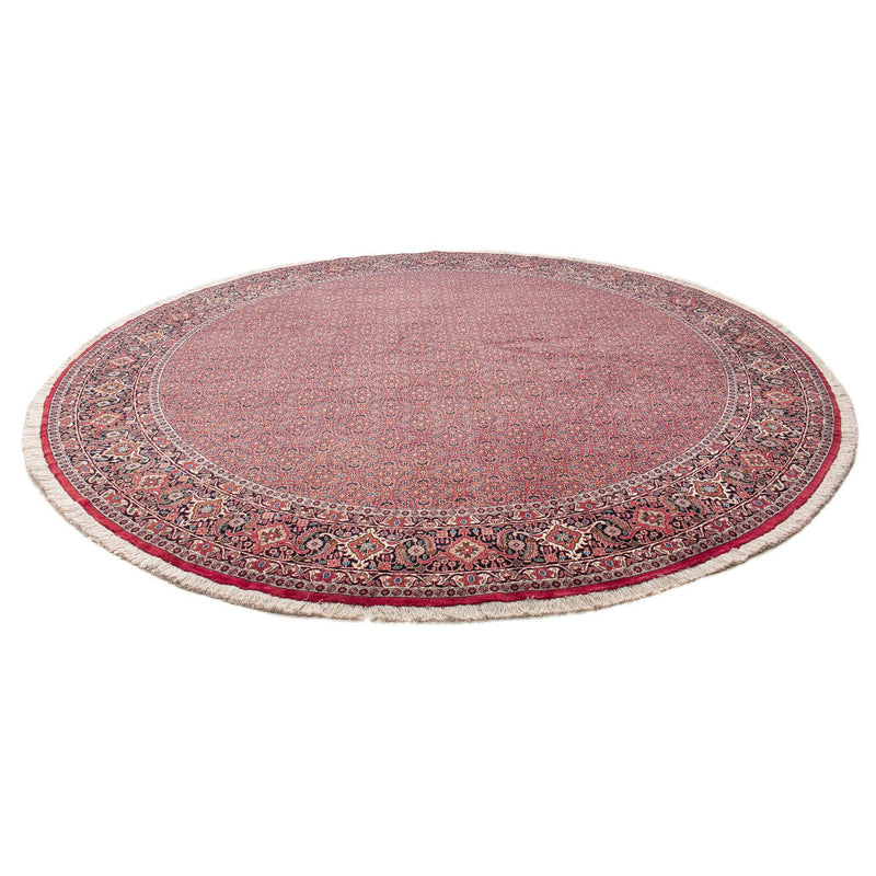 Perzisch tapijt - Bijar rond  - 305 x 305 cm - licht rood
