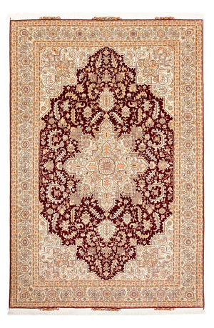 Perzisch tapijt - Tabriz - Royal - 300 x 200 cm - donkerrood