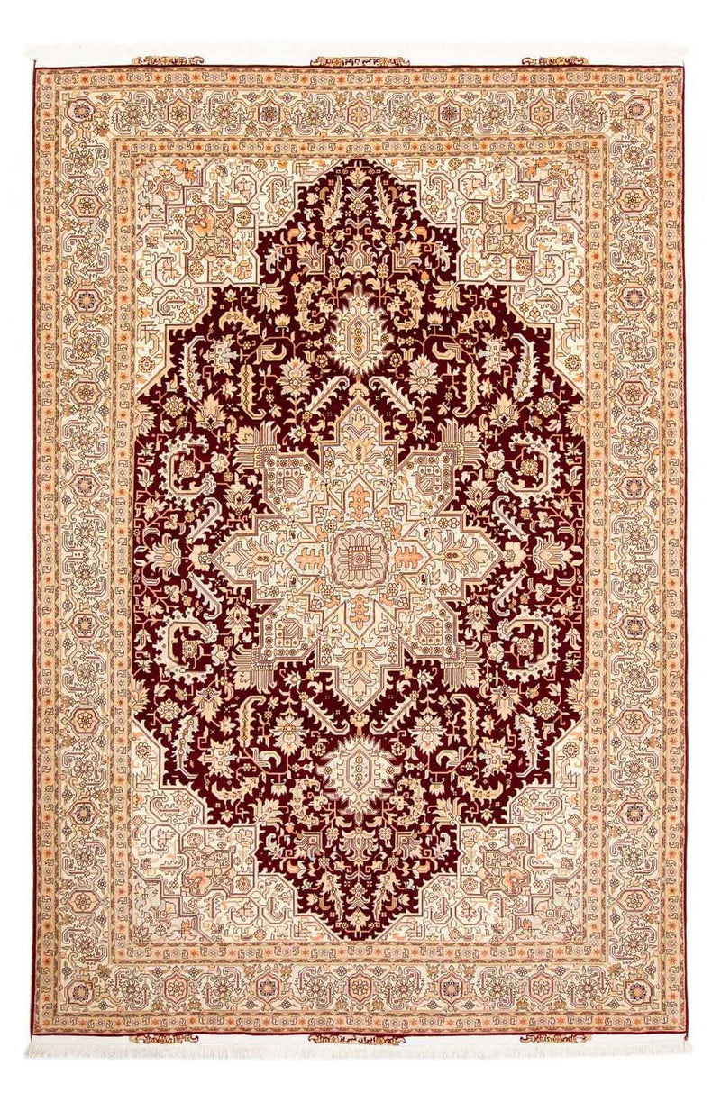 Perzisch tapijt - Tabriz - Royal - 300 x 200 cm - donkerrood