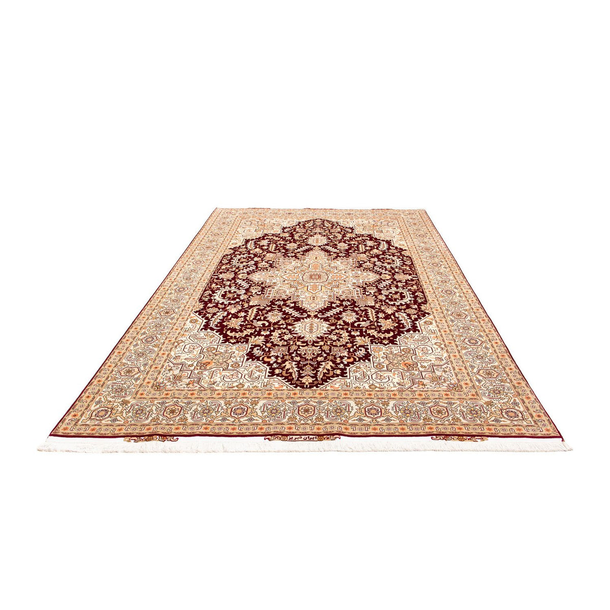 Perzisch tapijt - Tabriz - Royal - 300 x 200 cm - donkerrood