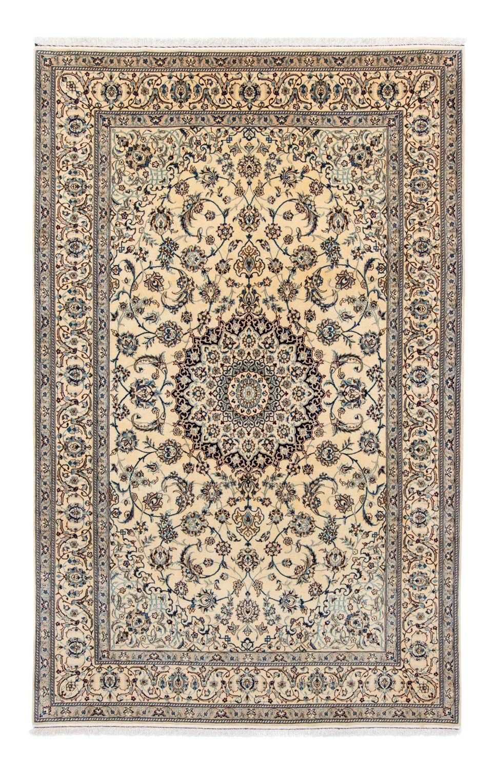 Perzisch tapijt - Nain - Koninklijk - 310 x 202 cm - beige
