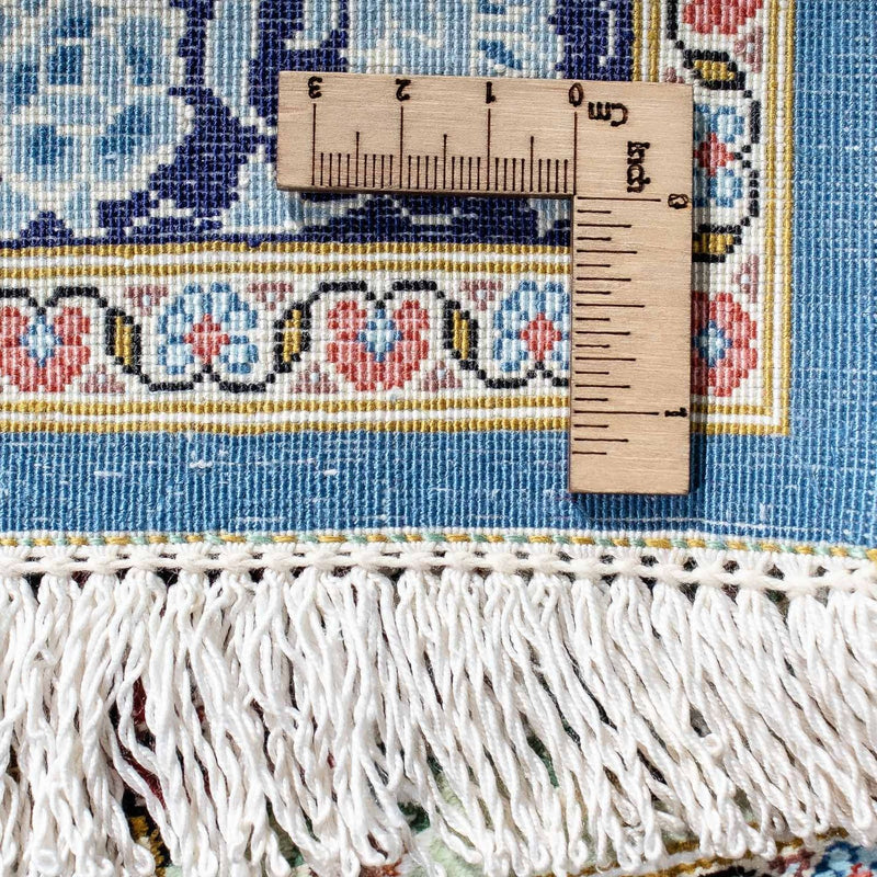 Perzisch tapijt - Ghom - 85 x 59 cm - blauw