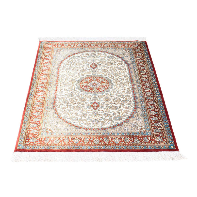Perzisch tapijt - Ghom - 118 x 80 cm - beige