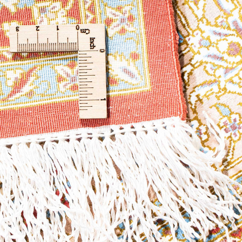 Perzisch tapijt - Ghom - 118 x 80 cm - beige