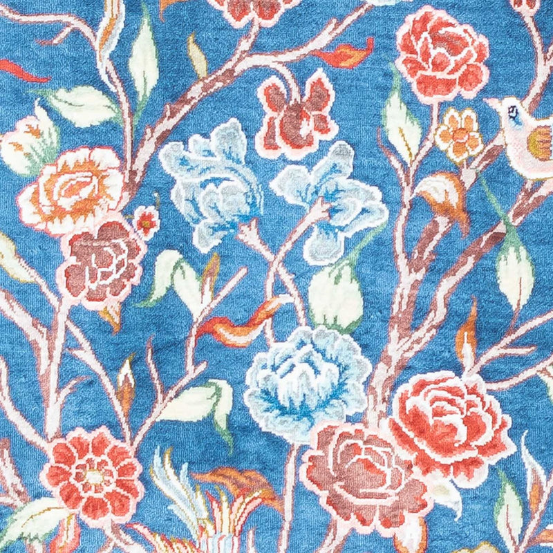 Perzisch tapijt - Ghom - 121 x 77 cm - lichtblauw