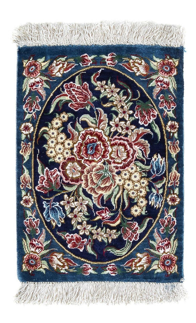 Qom zijde Tapijt 28x40cm - Perzisch tapijt