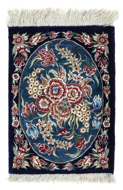 Qom zijde Tapijt 28x40cm - Perzisch tapijt