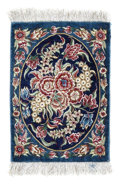 Qom zijde Tapijt 28x40cm - Perzisch tapijt