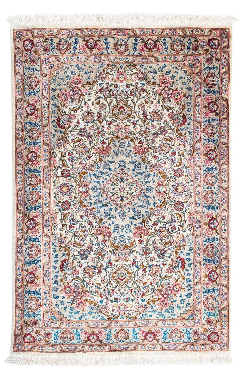 Perzisch tapijt - Ghom - 120 x 80 cm - beige