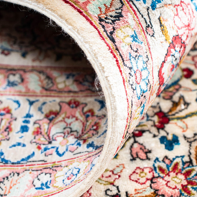 Perzisch tapijt - Ghom - 120 x 80 cm - beige