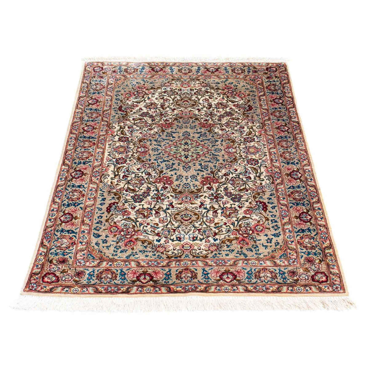 Perzisch tapijt - Ghom - 120 x 80 cm - beige