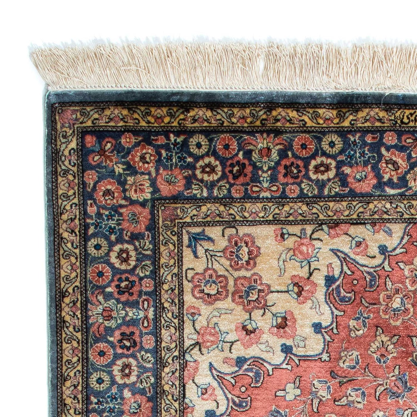 Qom Tapijt 121x78cm - Perzisch tapijt
