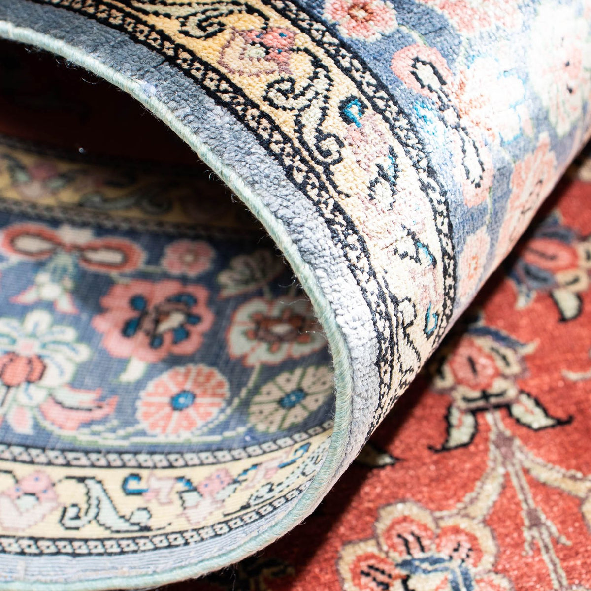 Perzisch tapijt - Ghom - 121 x 78 cm - roest