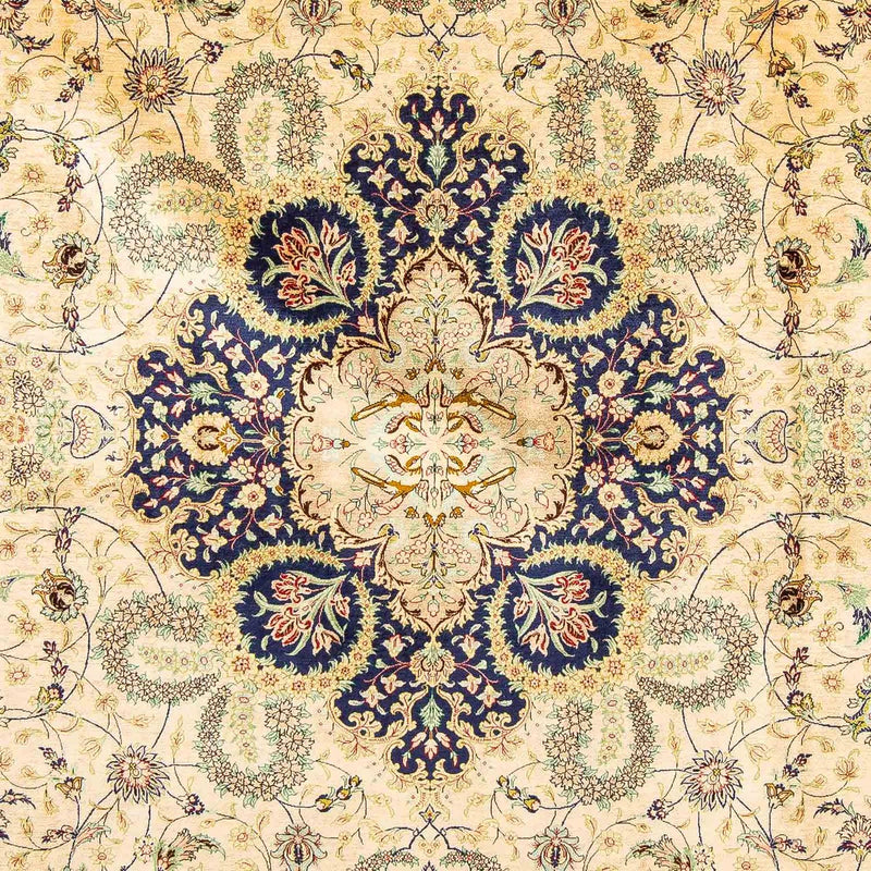 Perzisch tapijt - Ghom - 324 x 198 cm - beige