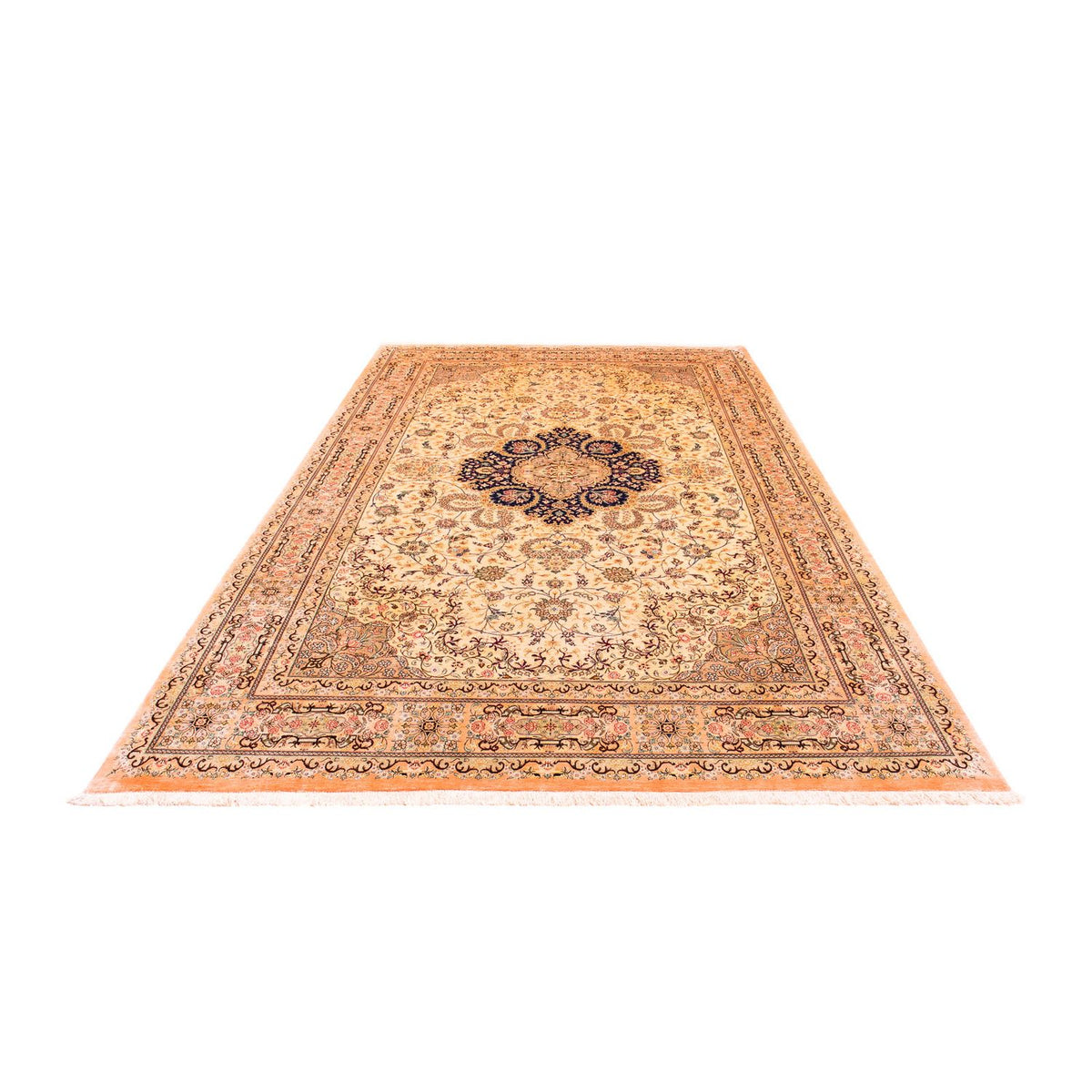 Perzisch tapijt - Ghom - 324 x 198 cm - beige