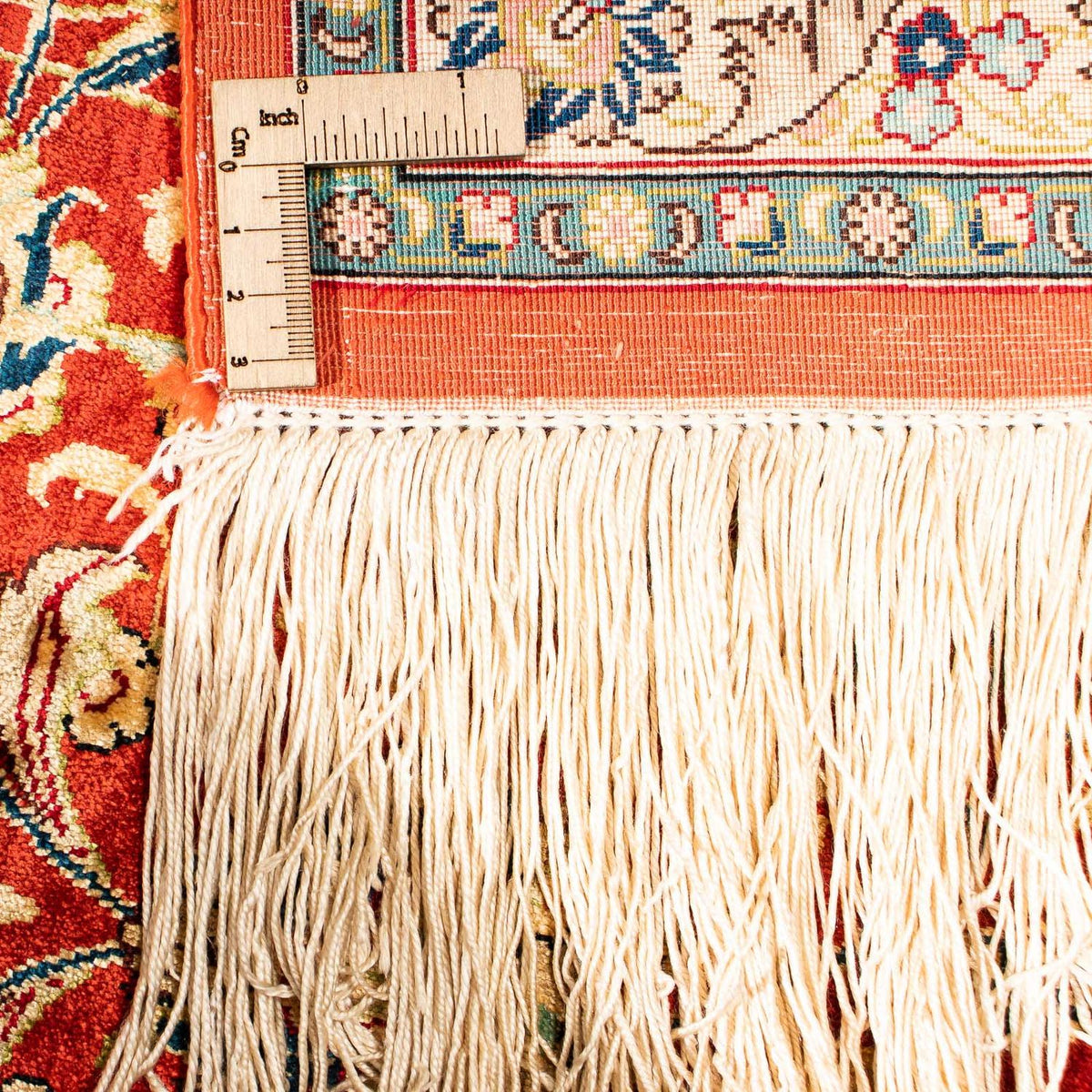 Perzisch tapijt - Ghom - 296 x 196 cm - roest