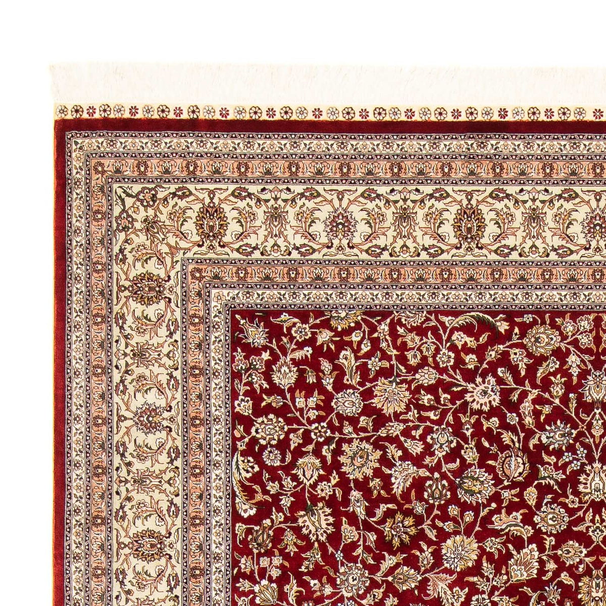 Oosters tapijt - Hereke - 276 x 185 cm - donkerrood