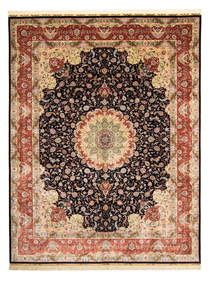 Oosters tapijt - Hereke - 402 x 303 cm - donkerrood