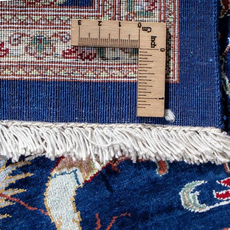 Perzisch tapijt - Ghom - 87 x 55 cm - donkerblauw