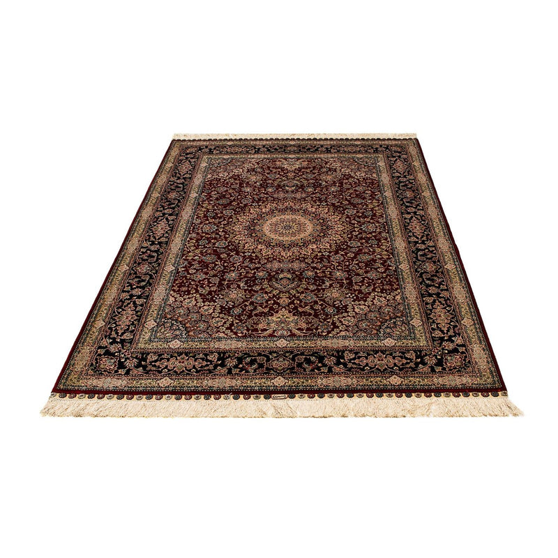 Zijden tapijt - China zijde - 183 x 122 cm - donkerrood