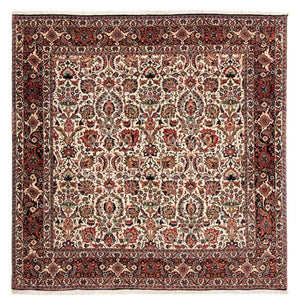 Perzisch tapijt - Bijar vierkant  - 202 x 197 cm - veelkleurig