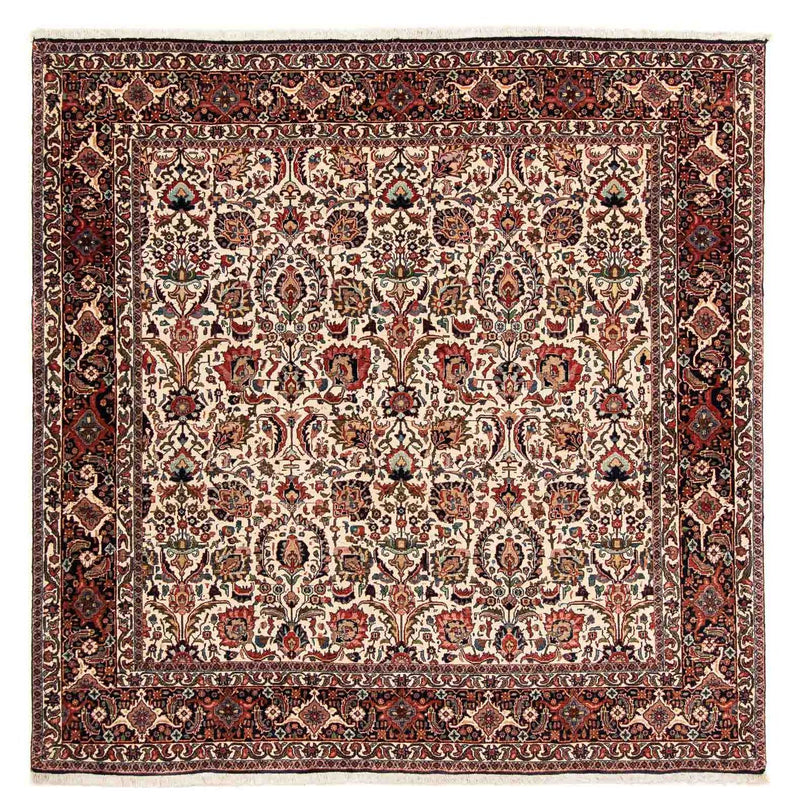 Perzisch tapijt - Bijar vierkant  - 202 x 197 cm - veelkleurig