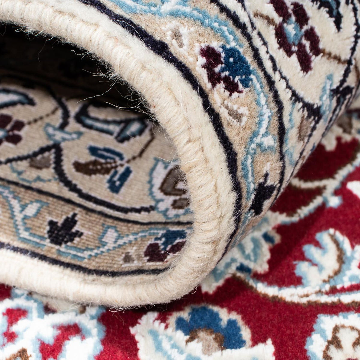 Perzisch tapijt - Nain - Koninklijk - 173 x 114 cm - donkerrood