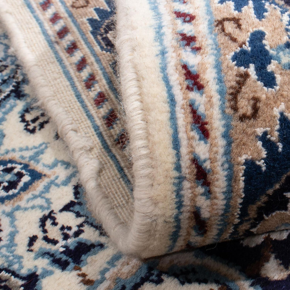 Perzisch tapijt - Nain vierkant  - 207 x 198 cm - donkerblauw