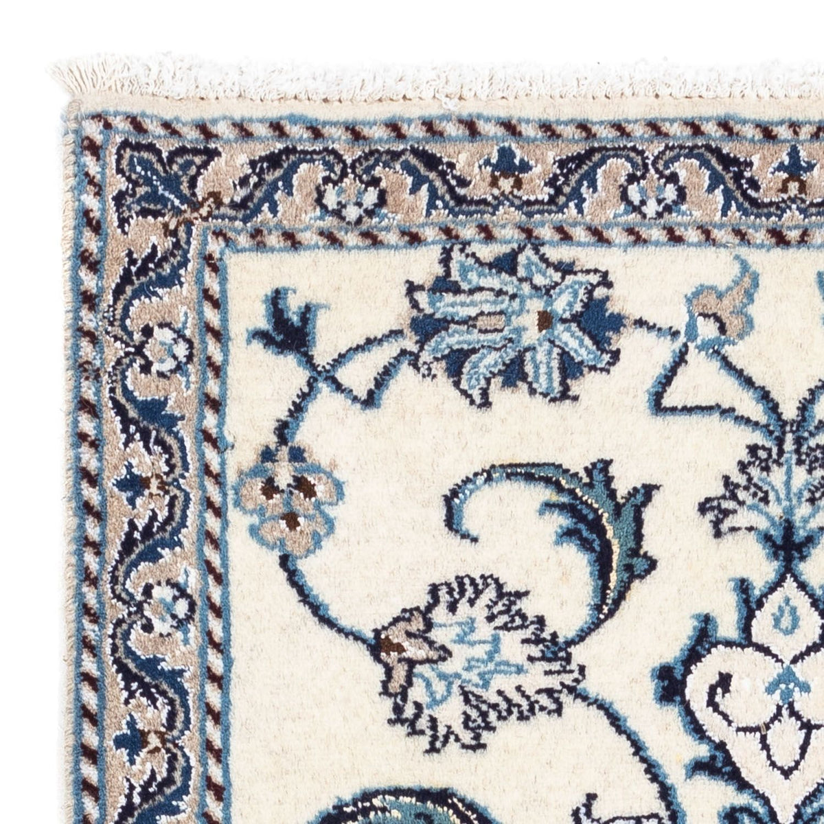 Perzisch tapijt - Nain - 135 x 69 cm - beige