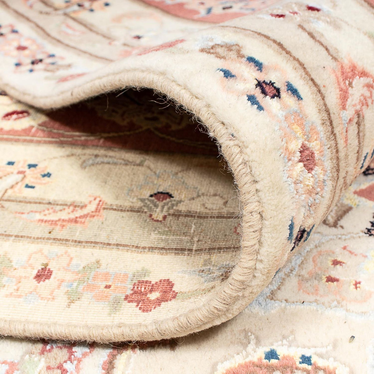 Perzisch tapijt - Nain - 405 x 294 cm - beige