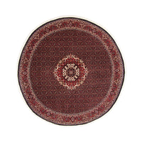 Perzisch tapijt - Bijar rond  - 250 x 250 cm - donkerrood