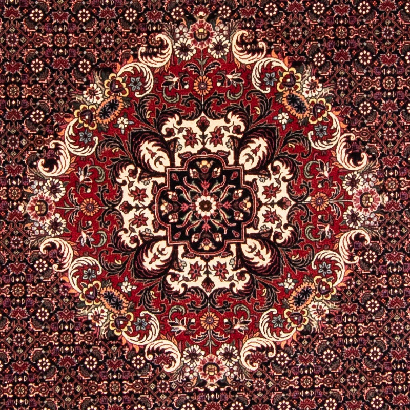 Perzisch tapijt - Bijar rond  - 250 x 250 cm - donkerrood