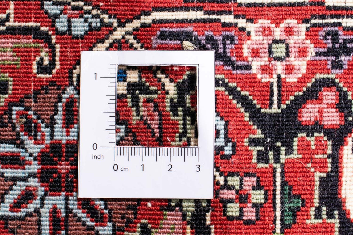 Perzisch tapijt - Bijar rond  - 250 x 250 cm - donkerrood