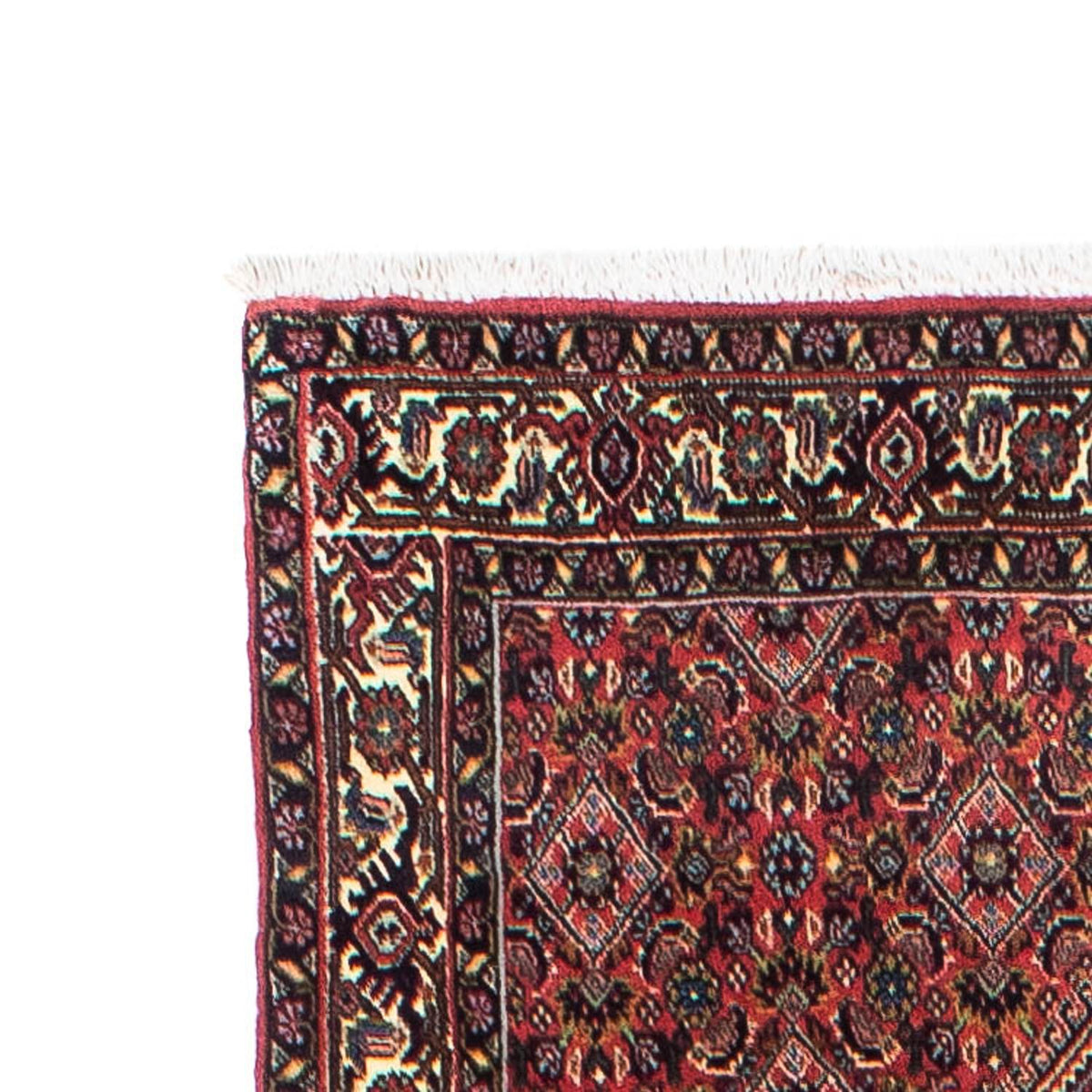 Loper Perzisch tapijt - Bijar - 298 x 88 cm - donkerrood