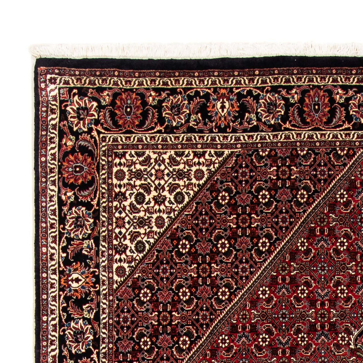 Perzisch tapijt - Bijar - 240 x 166 cm - donkerrood