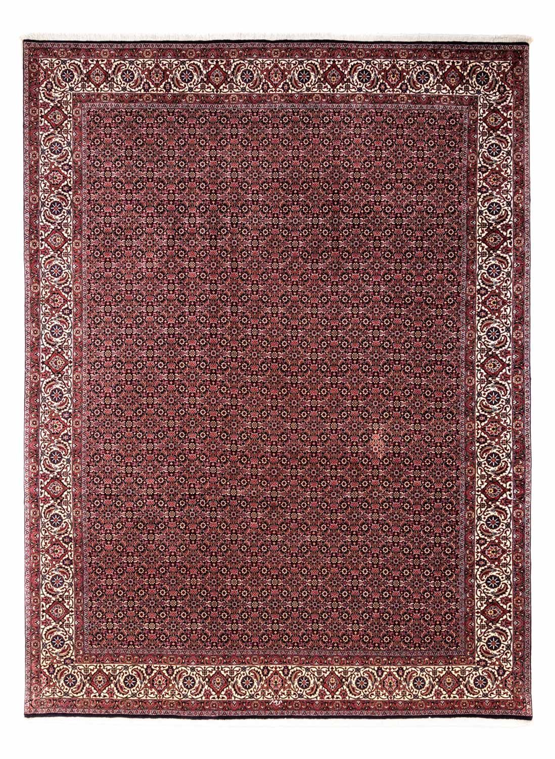 Perzisch tapijt - Bijar - Koninklijk - 346 x 250 cm - donkerrood