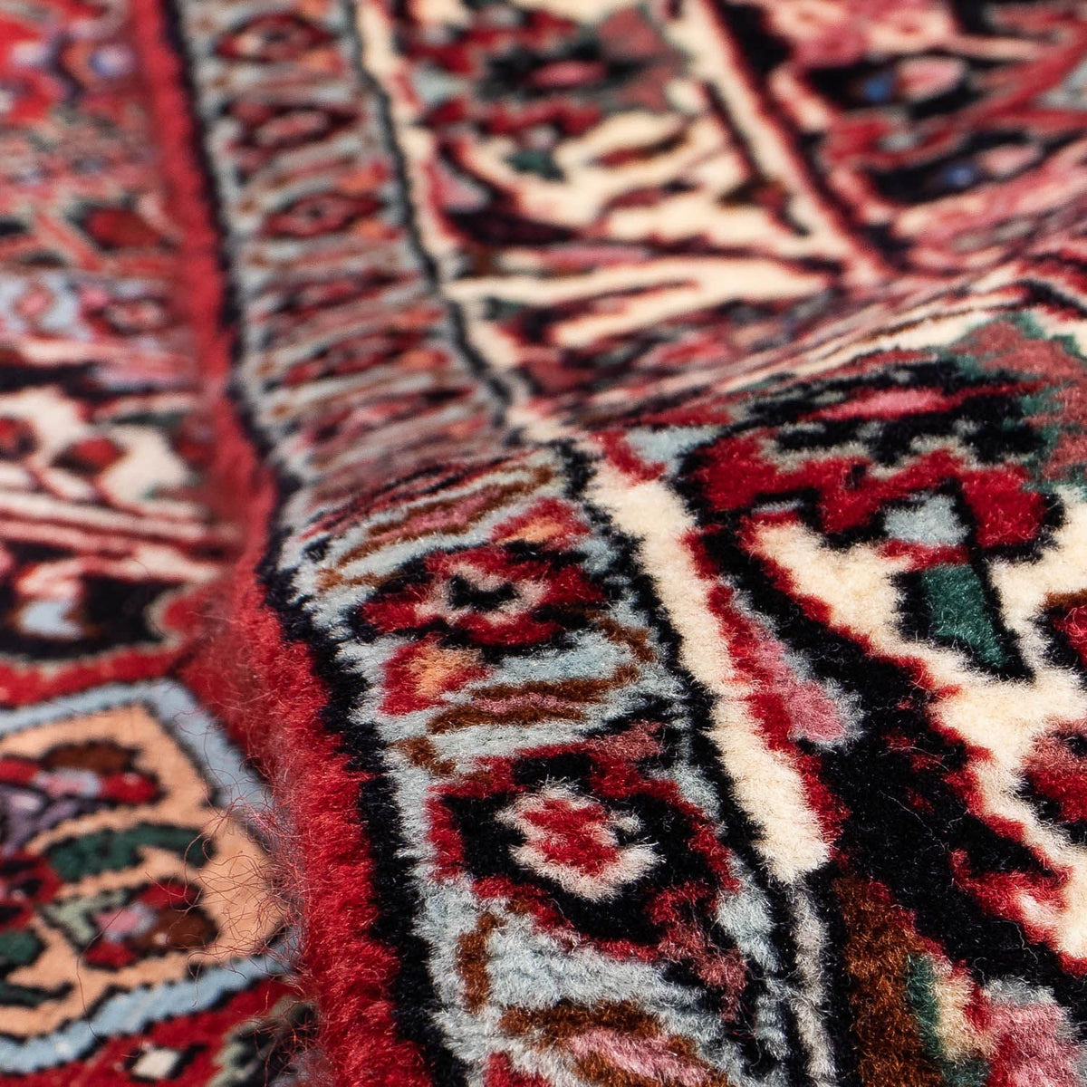 Perzisch tapijt - Bijar - 303 x 250 cm - donkerrood