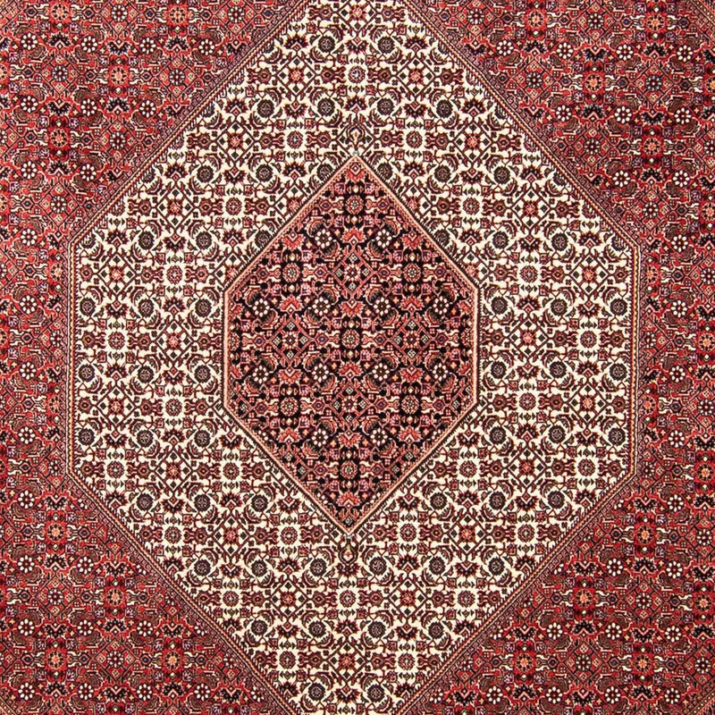 Perzisch tapijt - Bijar - 309 x 256 cm - donkerrood