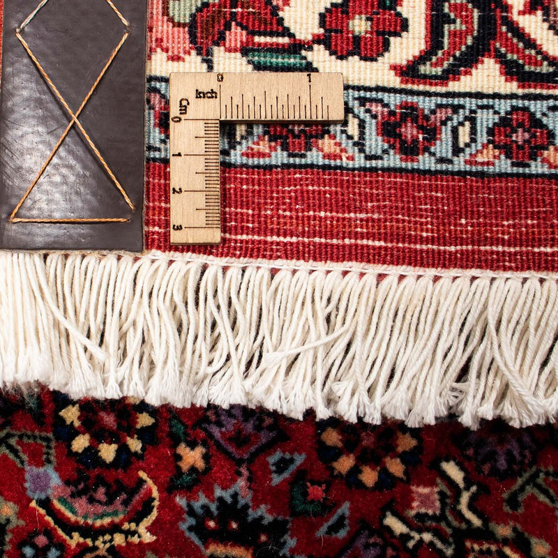 Perzisch tapijt - Bijar - 381 x 298 cm - donkerrood