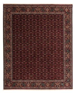 Perzisch tapijt - Bijar - 252 x 206 cm - donkerrood