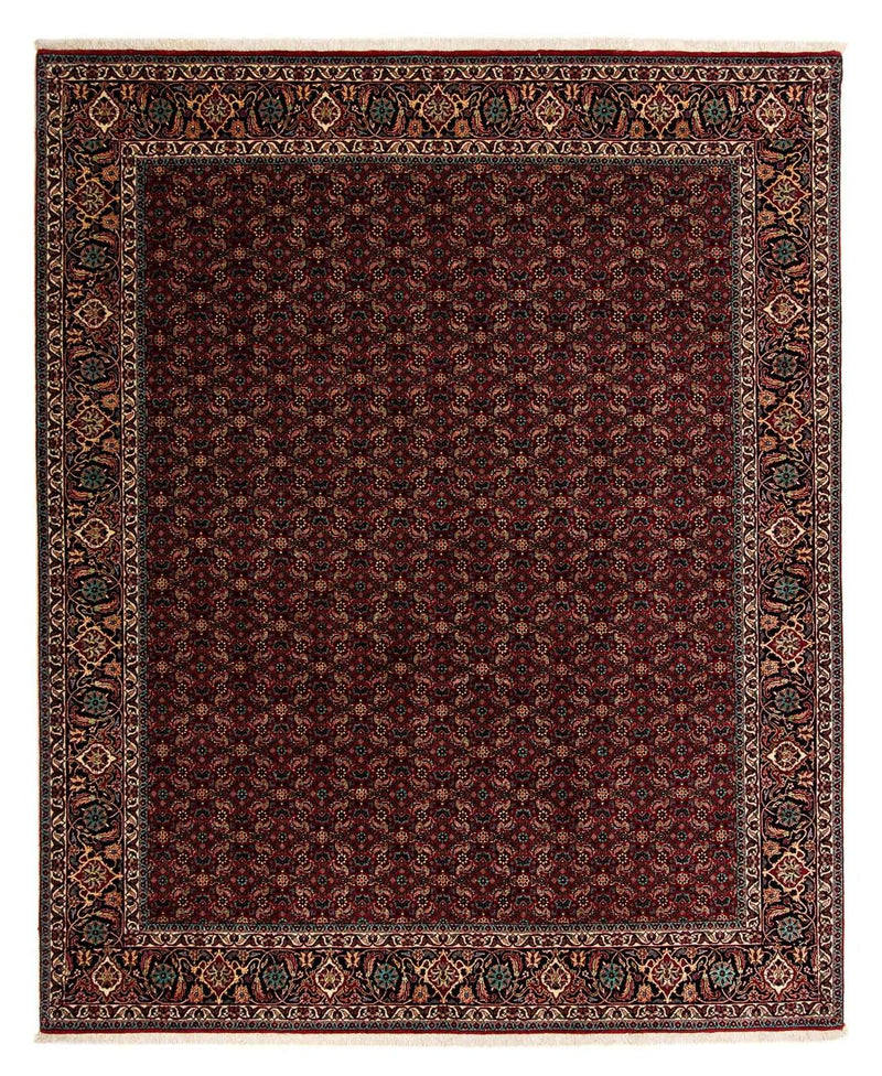 Perzisch tapijt - Bijar - 252 x 206 cm - donkerrood