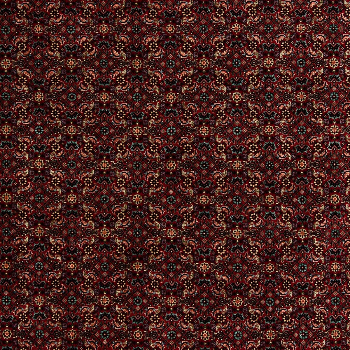 Perzisch tapijt - Bijar - 252 x 206 cm - donkerrood