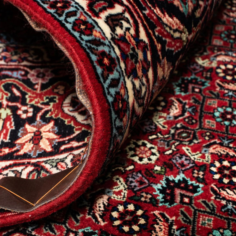 Perzisch tapijt - Bijar - 252 x 206 cm - donkerrood